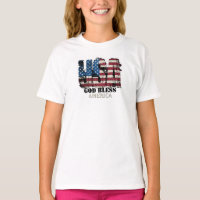 USA God Bless America Kids'