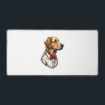 USA Golden Retriever Vintage Patriotic Dog Shirt 4 Desk Mat<br><div class="desc">USA Golden Retriever Vintage Patriotic Dog Shirt 4</div>