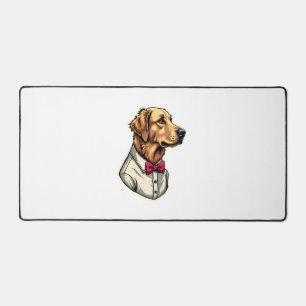 USA Golden Retriever Vintage Patriotic Dog Shirt 4 Desk Mat