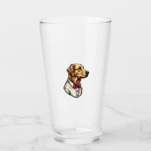 USA Golden Retriever Vintage Patriotic Dog Shirt 4 Glass