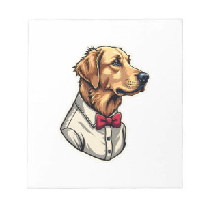 USA Golden Retriever Vintage Patriotic Dog Shirt 4 Notepad