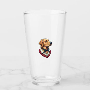 USA Golden Retriever Vintage Patriotic Dog Shirt Glass