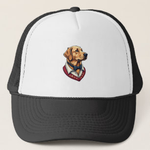 USA Golden Retriever Vintage Patriotic Dog Shirt Trucker Hat