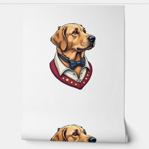 USA Golden Retriever Vintage Patriotic Dog Shirt Wallpaper