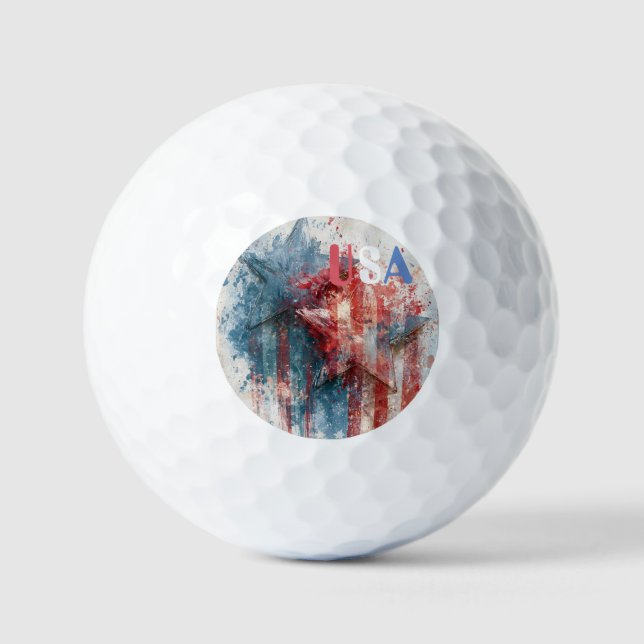 USA Golf Balls (Front)
