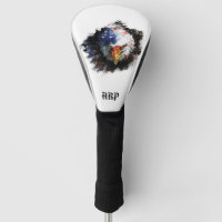 *~* USA Golf Head Cover Patiotic Flag - Eagle