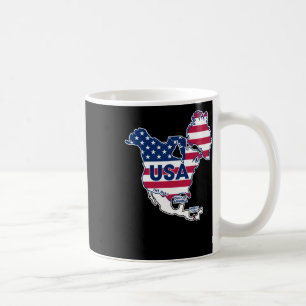 Usa = Greenland + Canada + Gulf + Canal Coffee Mug