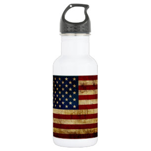 USA / Grunged flag 532 Ml Water Bottle
