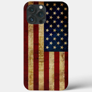 USA / Grunged Flag iPhone 13 Pro Max Case