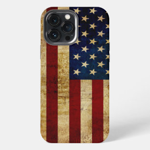 USA / Grunged Flag iPhone 13 Pro Max Case