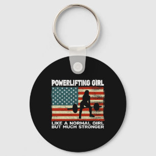 Usa Gym Powerlifter Powerlifting Weightlifting For Key Ring