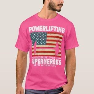 Usa Gym Powerlifter Powerlifting Weightlifting For T-Shirt
