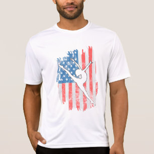 USA Gymnastics Distressed American Flag Team 2021 T-Shirt