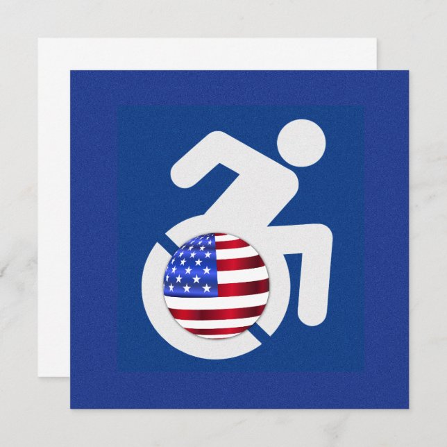 USA Handicapped (Front/Back)