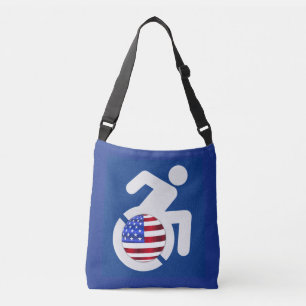 USA Handicapped Crossbody Bag