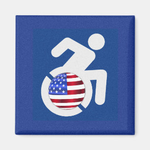 USA Handicapped Magnet