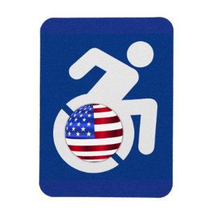USA Handicapped Magnet