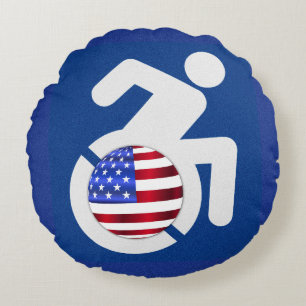 USA Handicapped Round Cushion