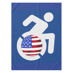 USA Handicapped Tablecloth
