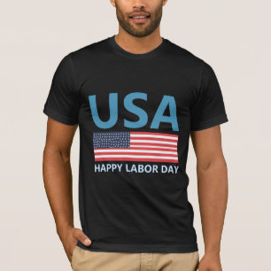 Usa happy labour day unique t-shirt