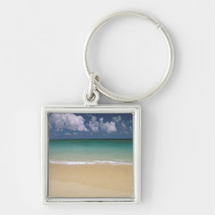 USA, Hawaii. Beach scene Key Ring