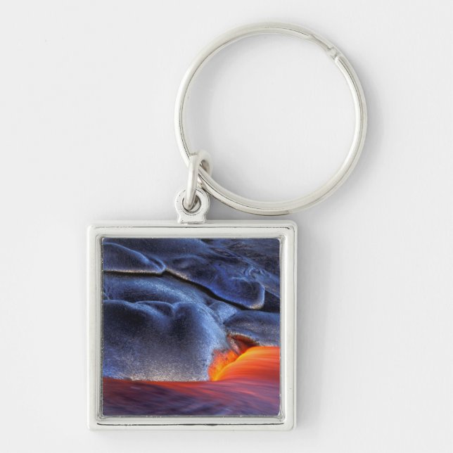 USA, Hawaii, Big Island, Kilauea, Volcanoes NP, Key Ring (Front)