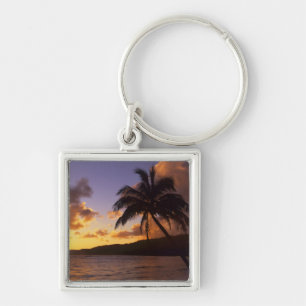 USA, Hawaii, Kauai, Colourful sunrise in a 2 Key Ring