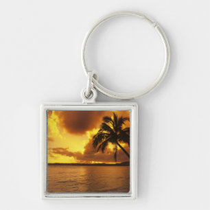 USA, Hawaii, Kauai, Colourful sunrise in a Key Ring