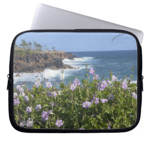 USA, Hawaii, Kauai, near Kapaa, northwest Laptop Sleeve