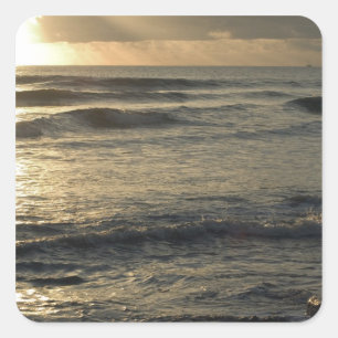 USA, Hawaii, Kauai, southwest coast, near Waimea Square Sticker