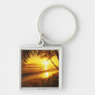 USA, Hawaii, Maui, Colourful sunset in a 2 Key Ring