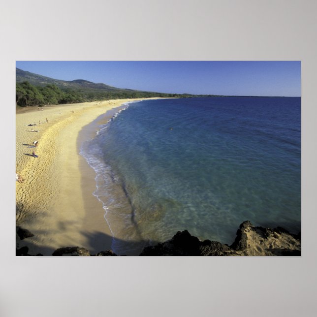 USA, Hawaii, Maui, Maui, Makena Beach, Poster (Front)