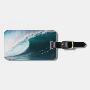 USA, Hawaii, Oahu, Large waves Luggage Tag