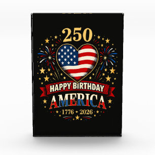 Usa Hearts 1776 2026 July 4Th Photo Block