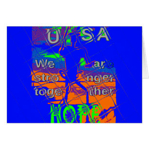 USA Hillary Hope We Are Stronger