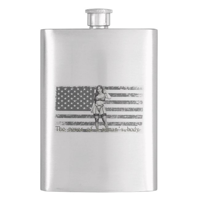 USA HIP FLASK (Front)