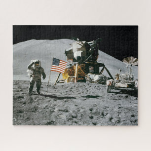 USA Historic Apollo Moon Landing Jigsaw Puzzle