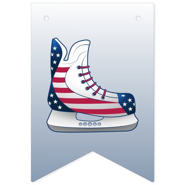 USA Hockey Skates Bunting (First Flag)