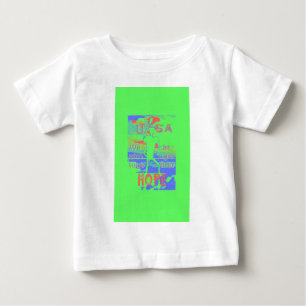 USA Hope: Neon Lemon & Orange Art Baby T-Shirt