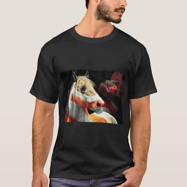 Usa Horse of Pride T-Shirt (Front)