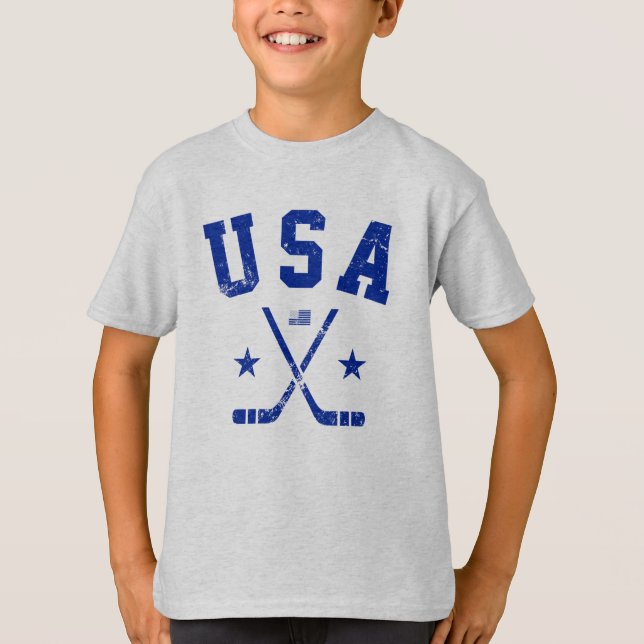 USA Ice Hockey  T-Shirt (Front)