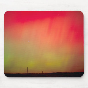 USA, Idaho. Aurora borealis, northern lights at 2 Mouse Pad