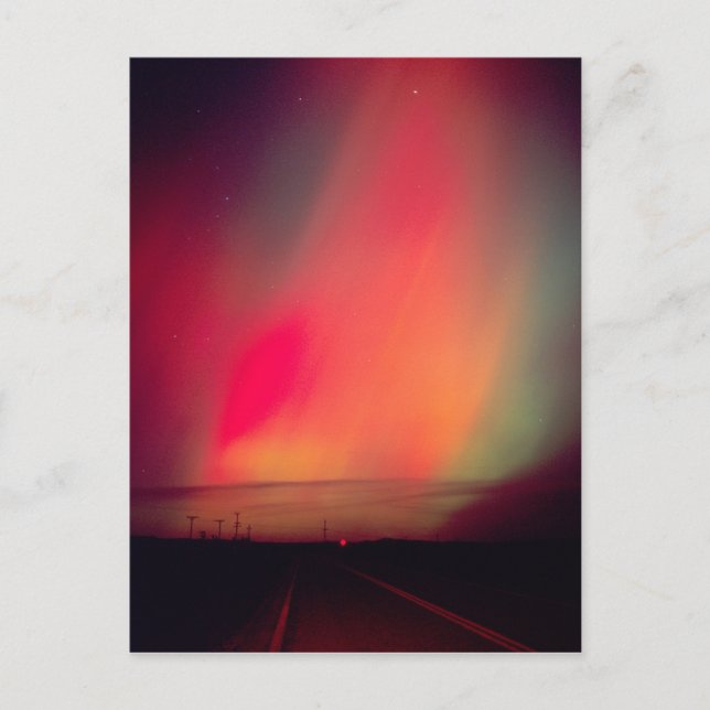 USA, Idaho. Aurora borealis, northern lights at Postcard (Front)