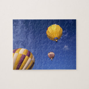 USA, Idaho, Teton Valley. Hot-air balloons Jigsaw Puzzle