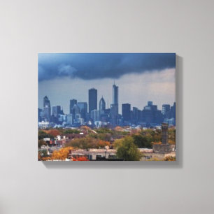 USA, Illinois, Chicago, cityscape Canvas Print