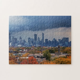 USA, Illinois, Chicago, cityscape Jigsaw Puzzle