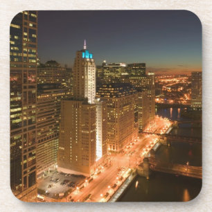 USA, Illinois, Chicago: The Loop: Buildings Coaster