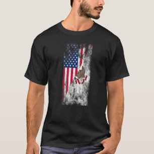 Usa Illinois Flags  United States Of America Illin T-Shirt