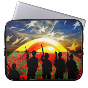 USA In Honour Laptop Sleeve