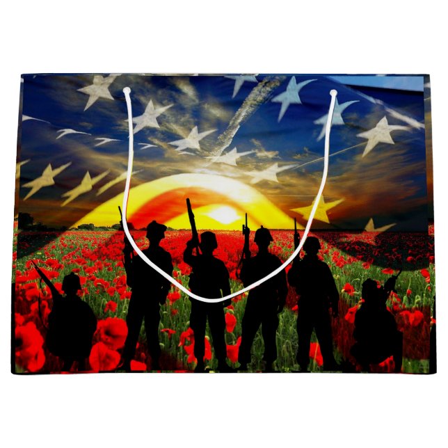 USA In Honour Large Gift Bag (Front)
